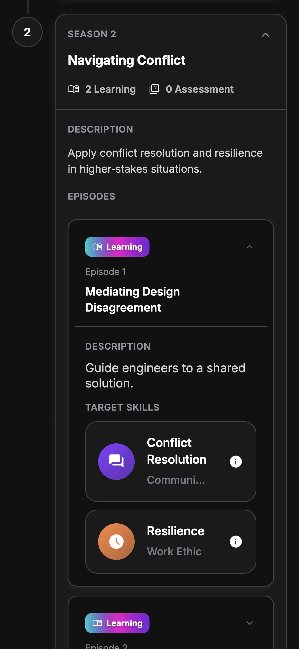 Set your learning goals - AI identifies the skills you need